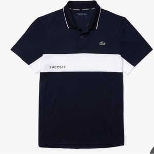 Lacoste Sport Colorblock Polo in Navy NWOT